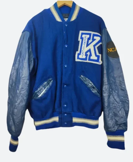 Blue California Golden Bears Varsity Jacket Front Image