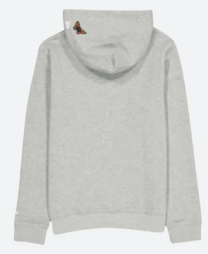 Buffalo Bills Felt Grey Hoodie Back Image