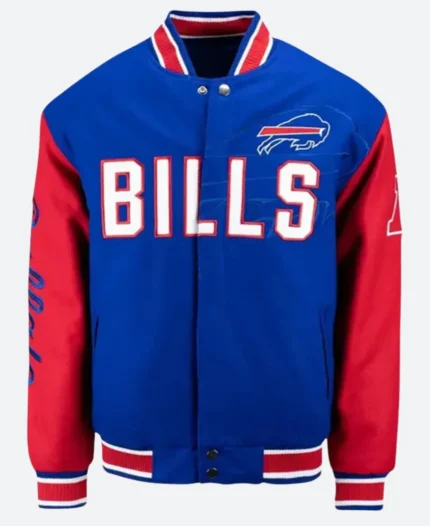 Buffalo Bills Varsity Jacket Front Image