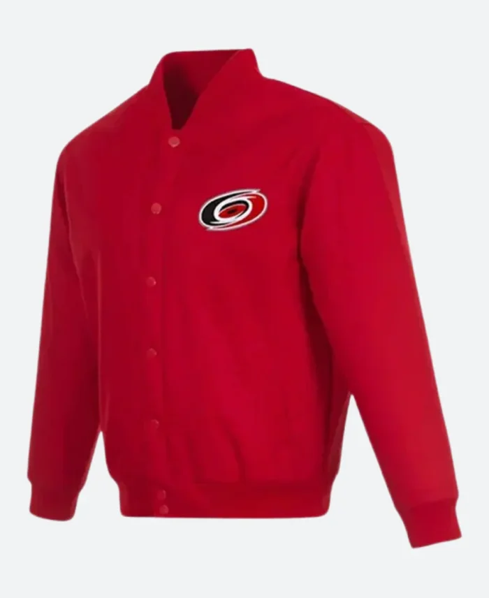 Carolina Hurricanes Varsity Jacket Front Image