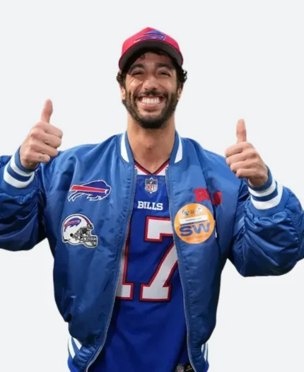 Daniel Ricciardo Buffalo Bills Varsity Jacket Front Image