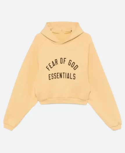 Fear Of God Essentials Cropped Hoodie