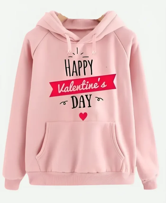 Happy Valentines Day Hoodie Front Image