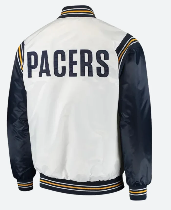 Indiana Pacers Varsity Jacket Back Image