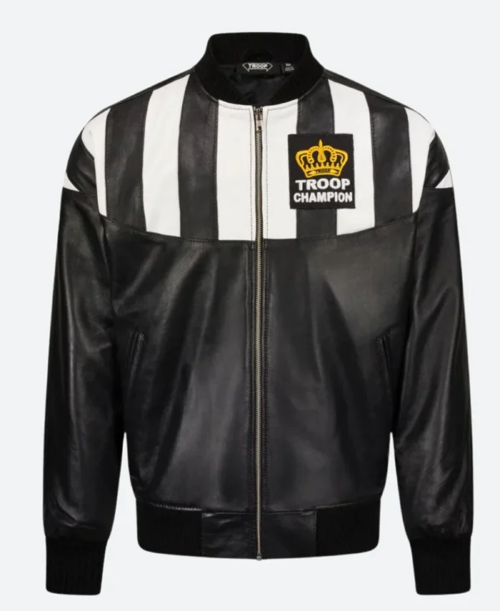 Ll Cool J Troop Champion Leather Jacket Front Image