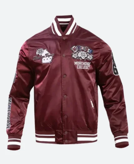 Morehouse College Maroon Tigers Jacket Front Image