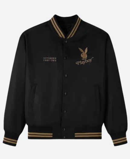 OVO Playboy Satin Varsity Jacket