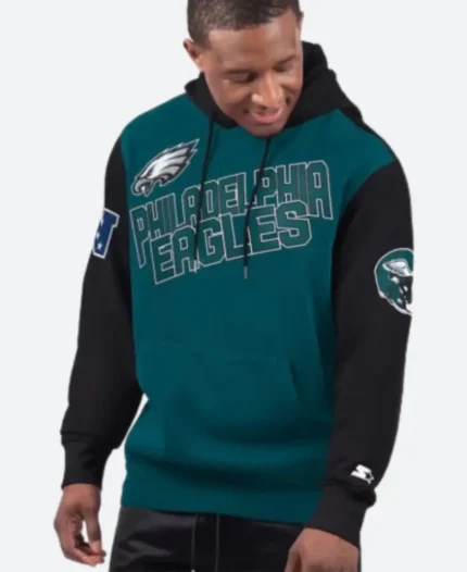 Philadelphia Eagles Starter Green Extreme Hoodie