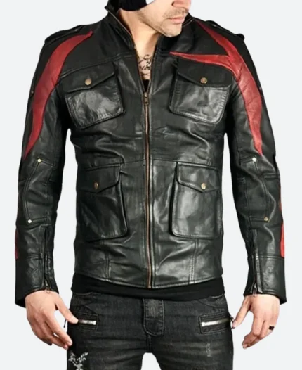 Prototype 2 James Heller Leather Jacket Front Image