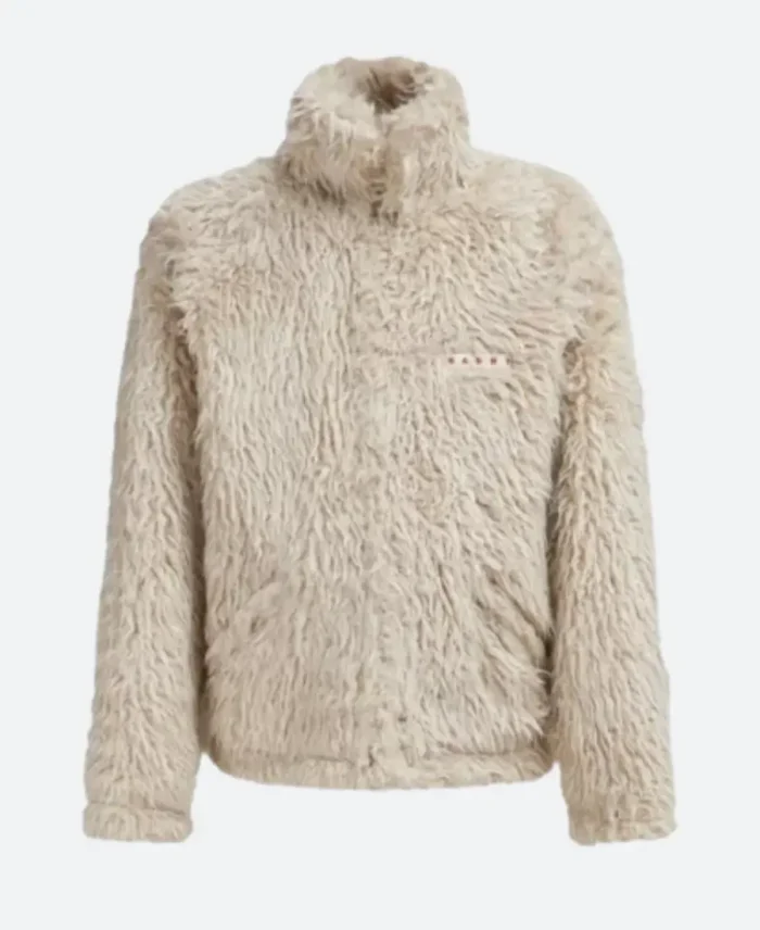 Travis Kelce MARNI Oat Shaggy Jacket