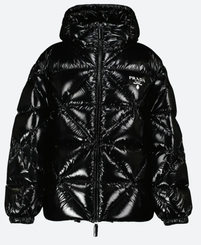 Wednesday Divina Quilted Puffer Jacket Front Image