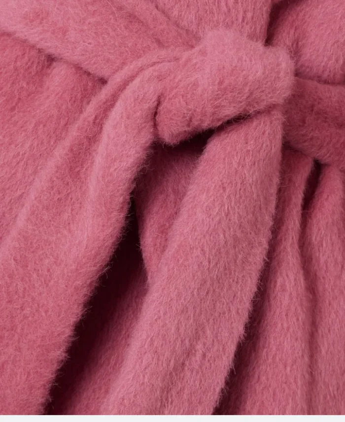 Willow Avalon Pink Trench Coat Fabric Image