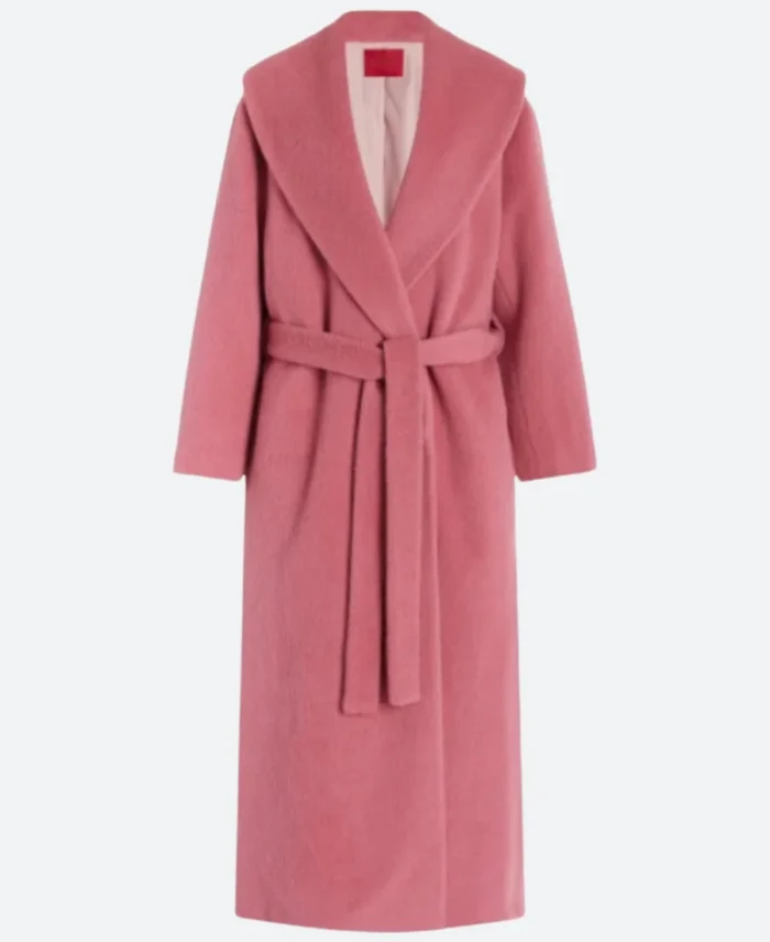 Willow Avalon Pink Trench Coat Front Image