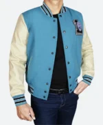 13 Reasons Why Bruce Walker Varsity Jacket Side Image