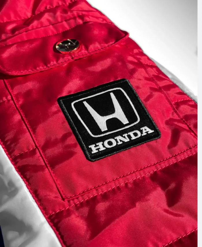 1983 Honda Racing Team F1 Quilted Jacket Shoulder Image