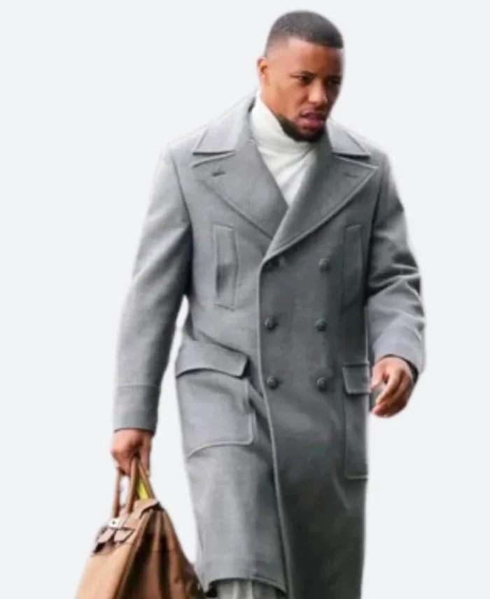 AFC Divisional Playoff Saquon Barkley Trench Coat