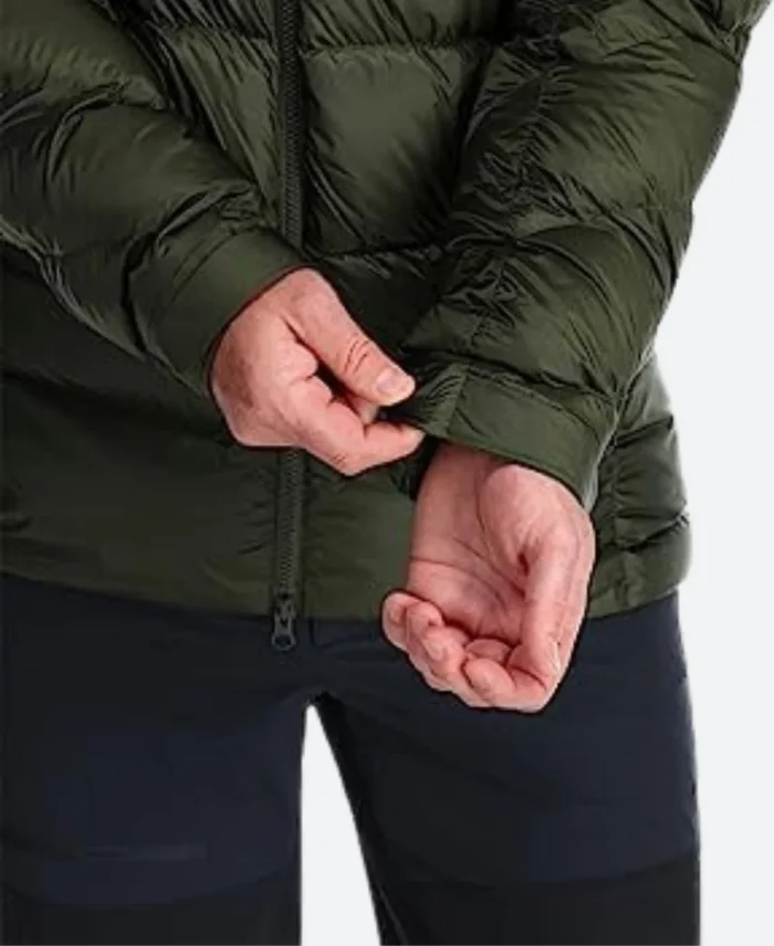 Alarum Agent Joe Travers Hooded Puffer Jacket Sleeves Imaage