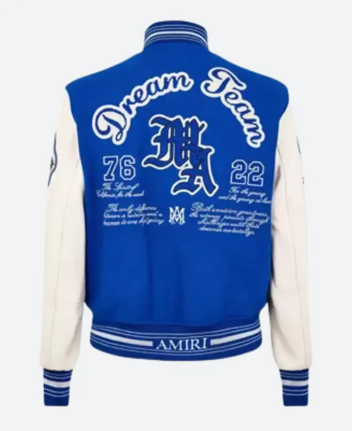 Amiri Dream Team Appliquéd Bomber Jacket