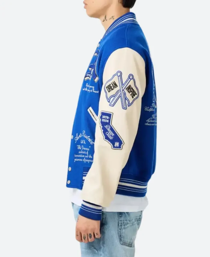 Amiri Dream Team Appliquéd Letterman Jacket