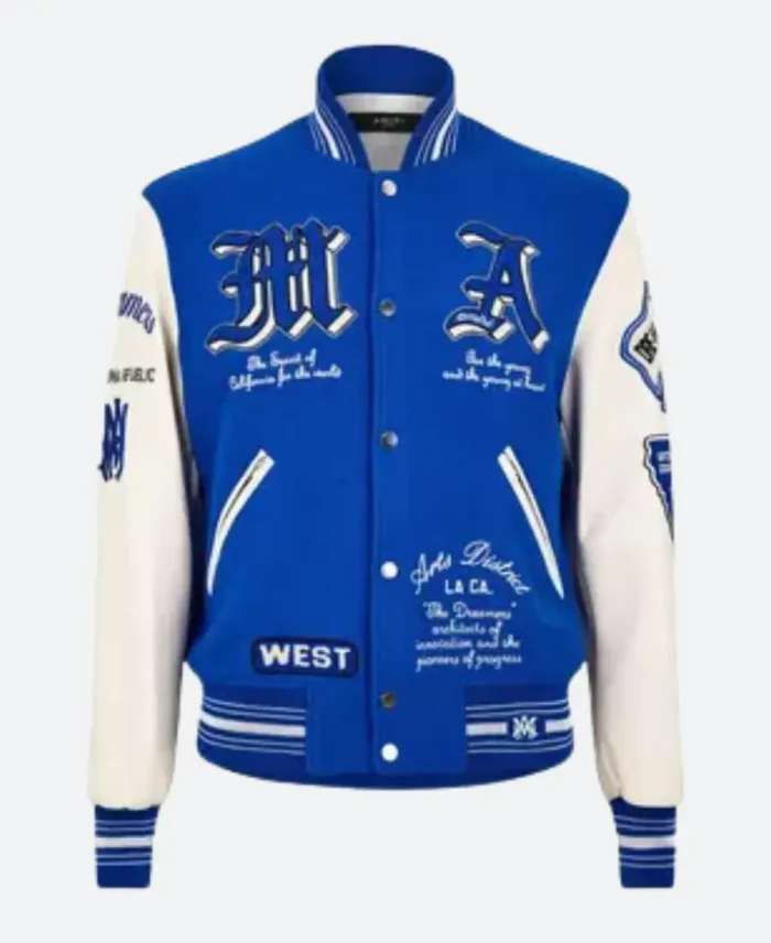 Amiri Dream Team Appliquéd Varsity Jacket