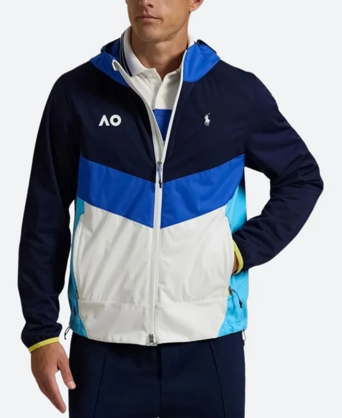 Australian Open Hooded Zipper Jacket Full Image