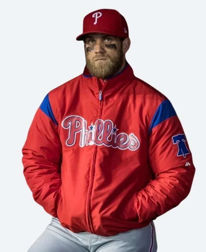 Bryce Harper Philadelphia Phillies Jacket Front Image