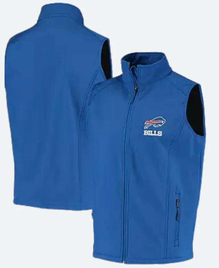 Buffalo Bills Blue Vest Front & Back Image