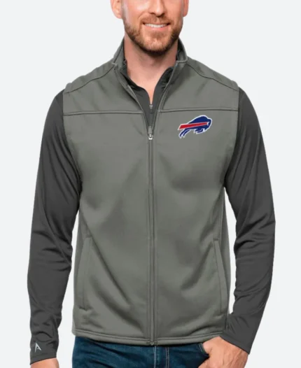 Buffalo Bills Grey Vest Front Image