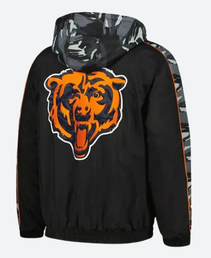 Chicago Bears Thursday Night Gridiron Hooded Jacket Back Image