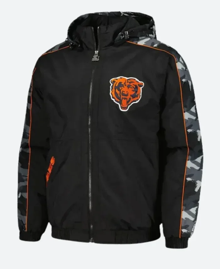 Chicago Bears Thursday Night Gridiron Hooded Jacket Front Image