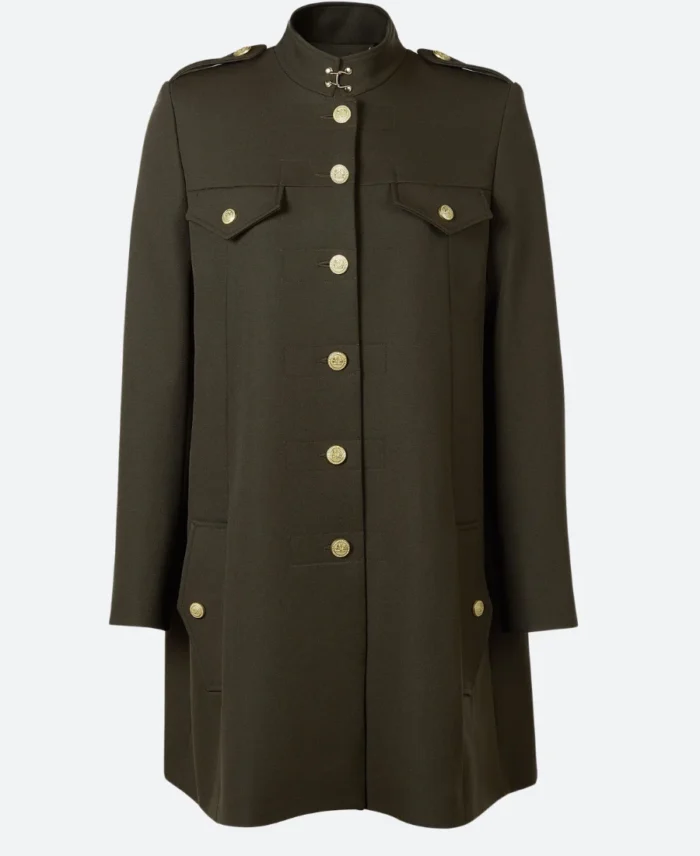 Claudia Winkleman The Traitors Trench Coat Front Image