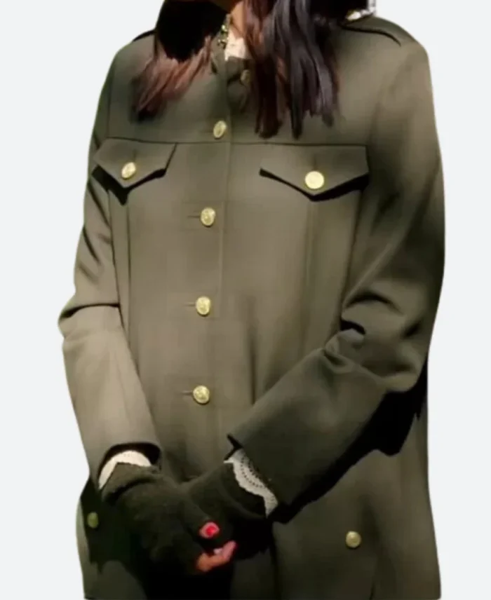 Claudia Winkleman The Traitors Trench Coat Zoom Image