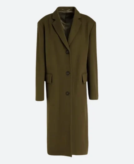 Claudia Winkleman The Traitors UK S02 Trench Coat Front Image