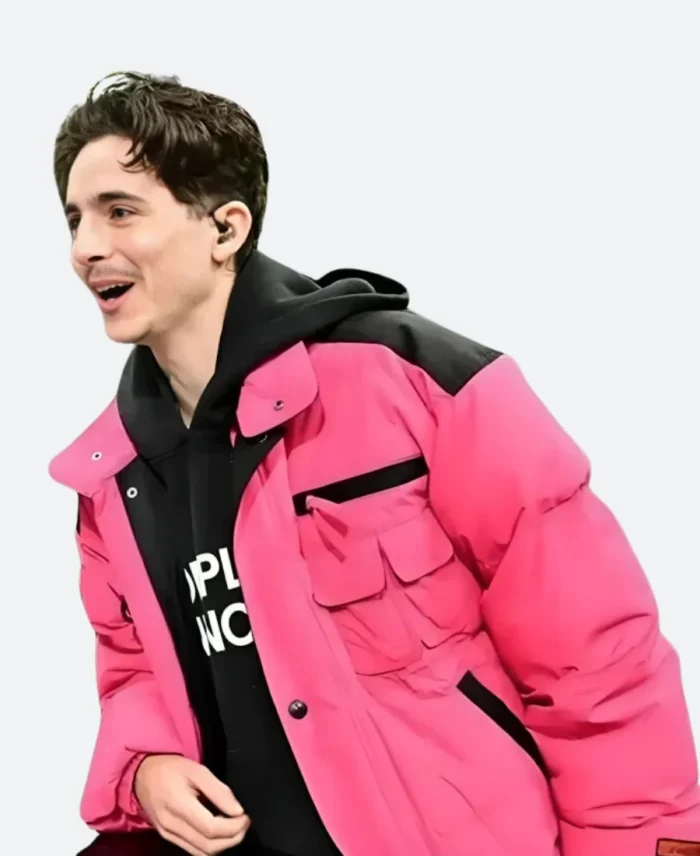 College Gameday Timothee Chalamet Puffer Jacket