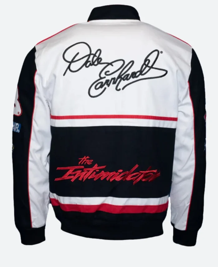 Dale Earnhardt The Intimidator Nascar Jacket Back Image