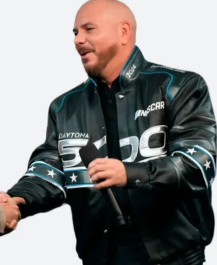 Daytona 500 Pitbull Leather Jacket Front Image