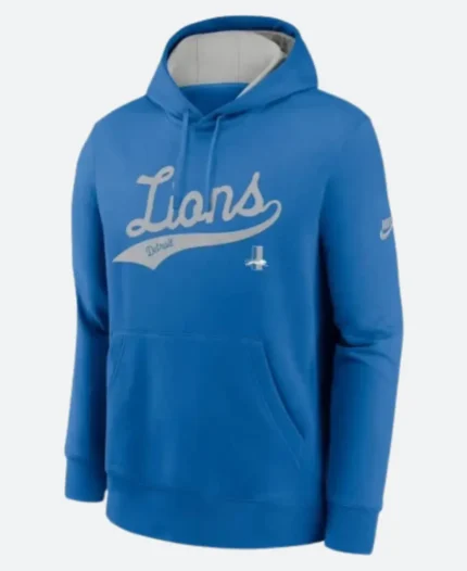 Detroit Lions Rewind Club Logo Hoodie