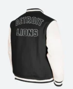 Detroit Lions Varsity Jacket Back Image