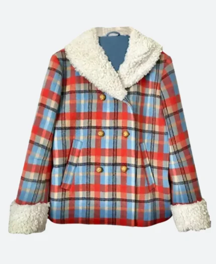 Doctor Who Ruby Sunday Plaid Jacket Front Image