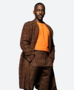 Doctor Who The Fifteenth Doctor Long Plaid Coat Actor & Character Image