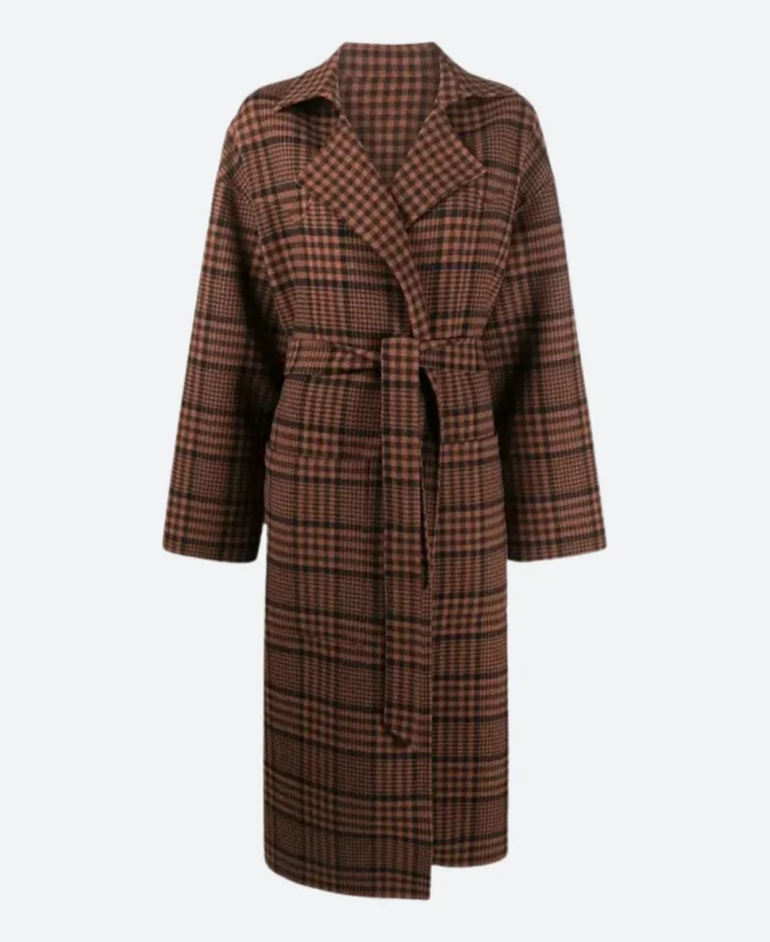 Doctor Who The Fifteenth Doctor Long Plaid Coat Front Image