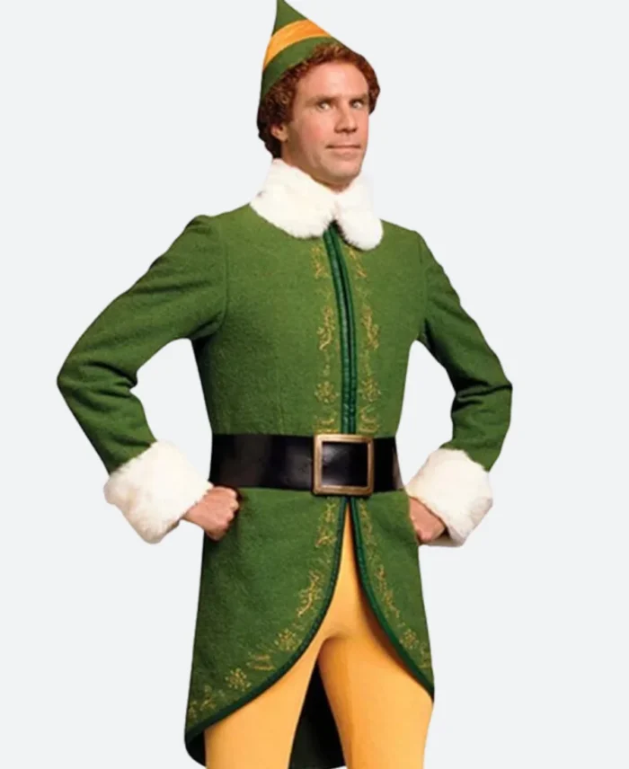 Elf Buddy Hobbs Christmas Coat Front Image