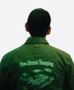 Eminem Tobey Hip Hop Song Green Jumpsuit Back Image