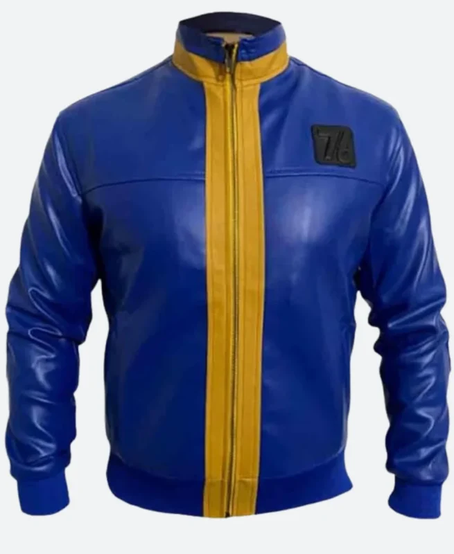 Fallout 76 Vault Dweller Leather Jacket Front Image