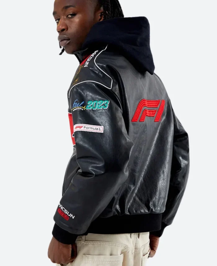 Formula 1 Pole Position Leather Jacket Bacak Images