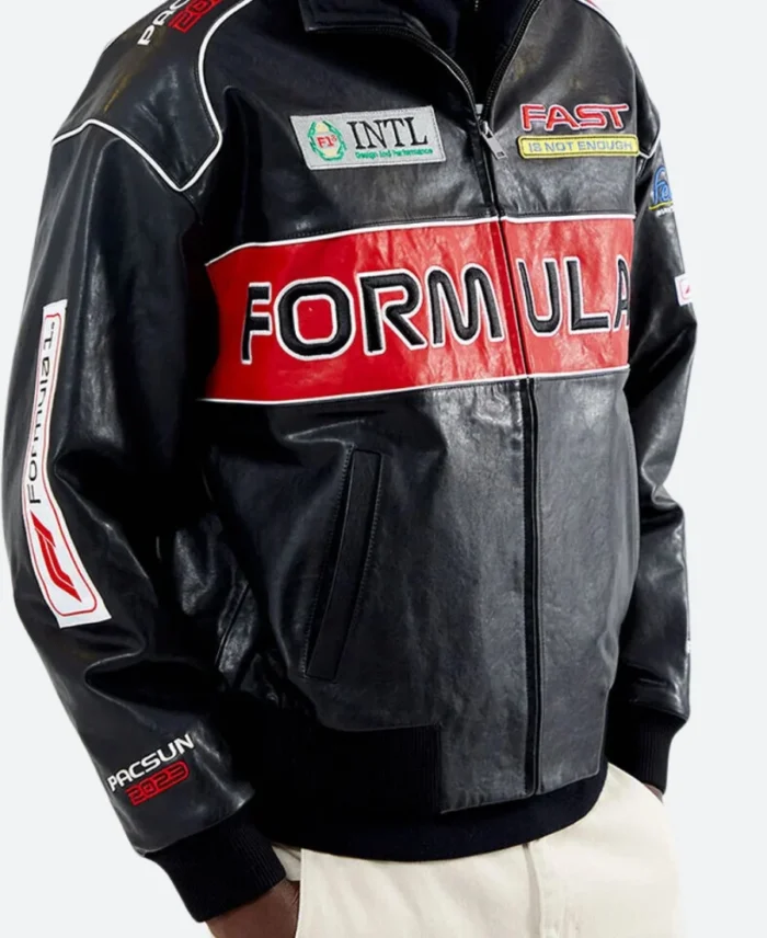 Formula 1 Pole Position Leather Jacket Zoom Image