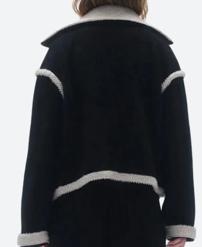 Gigi Hadid Guest in Residence Velvet Jacket Bacak Image