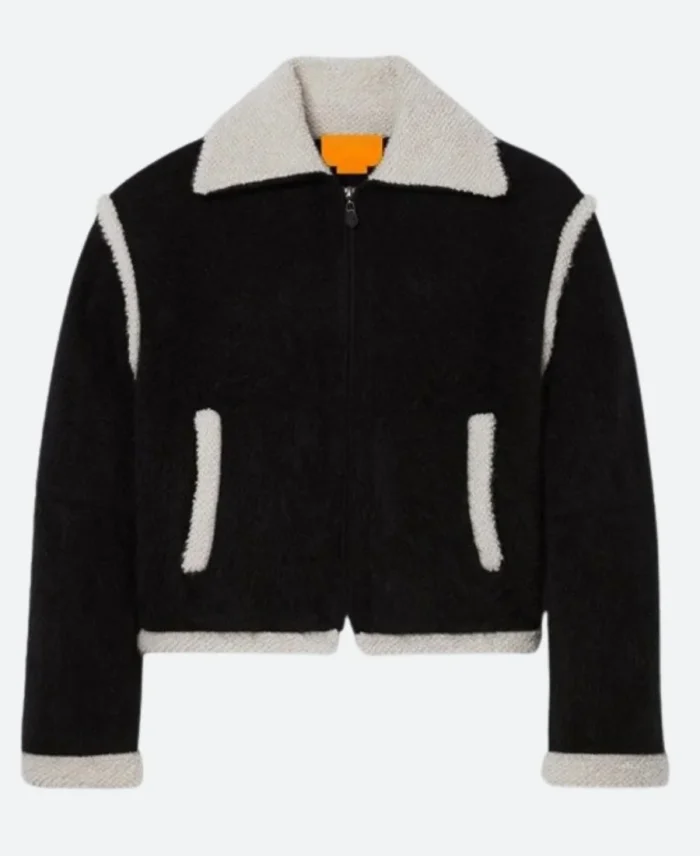 Gigi Hadid Guest in Residence Velvet Jacket Front Image