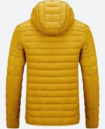 Green and Gold Movie Premiere Craig T. Nelson Puffer Jacket Back Image