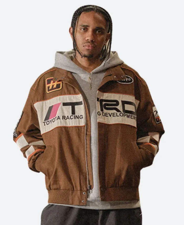 HUF X TRD Racing Jacket Front Image